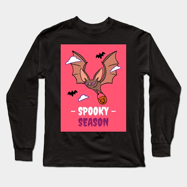 Spooky Season Long Sleeve T-Shirt by AladdinHub